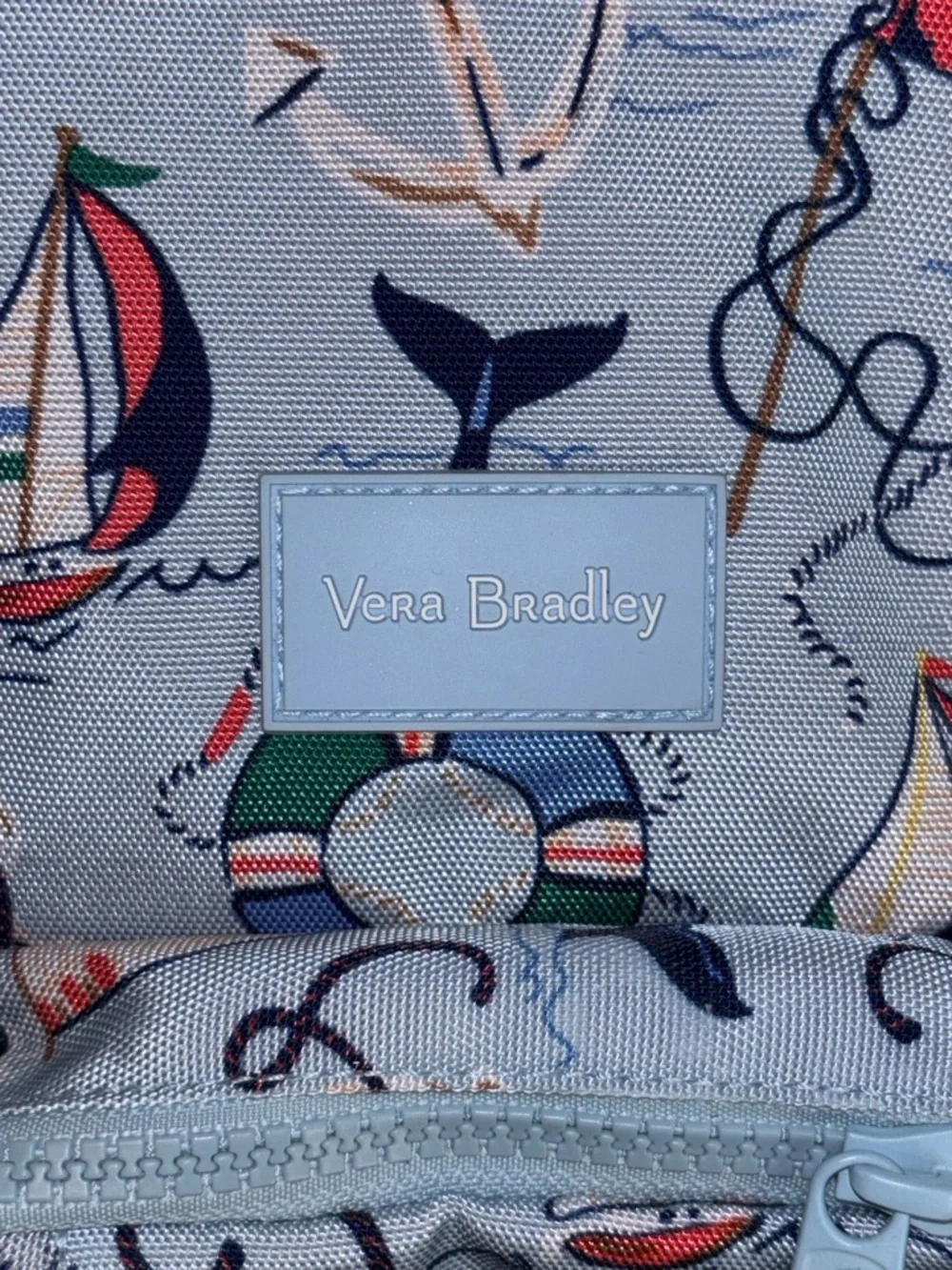 Vera Bradley ReActive Sling Backpack in "Really Regatta" Sailboat NWOT - Picture 3 of 4